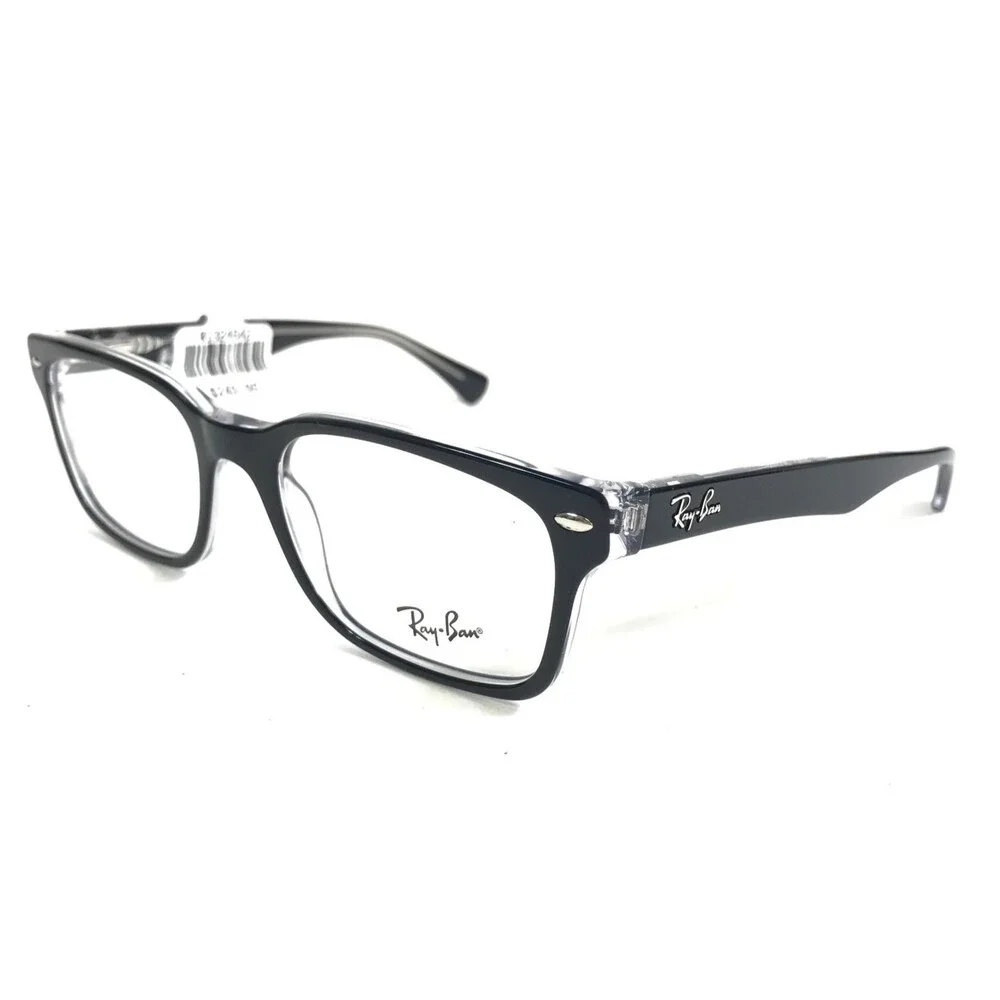 Ray-Ban Eyeglasses Frames RB5286 2034 Polished Shiny Black on Clear 51-18-135
